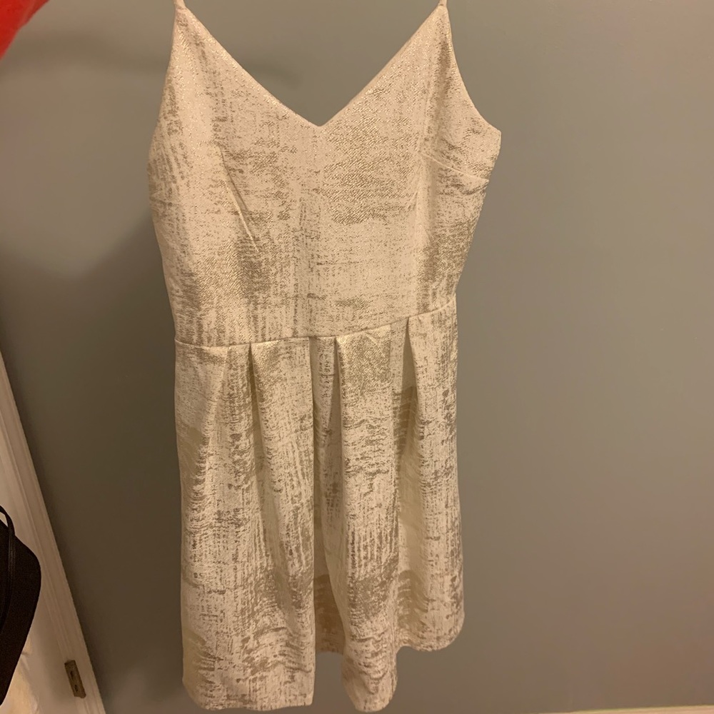 White mini dress